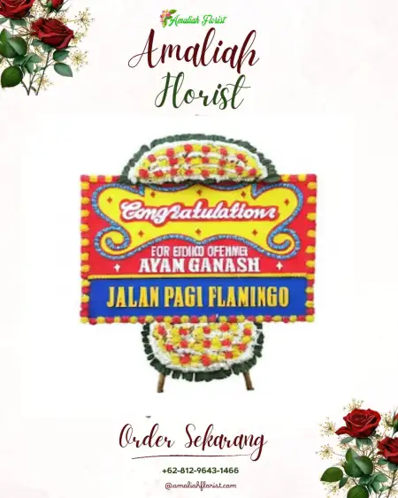 Sewa Papan Bunga Pasir Mulya